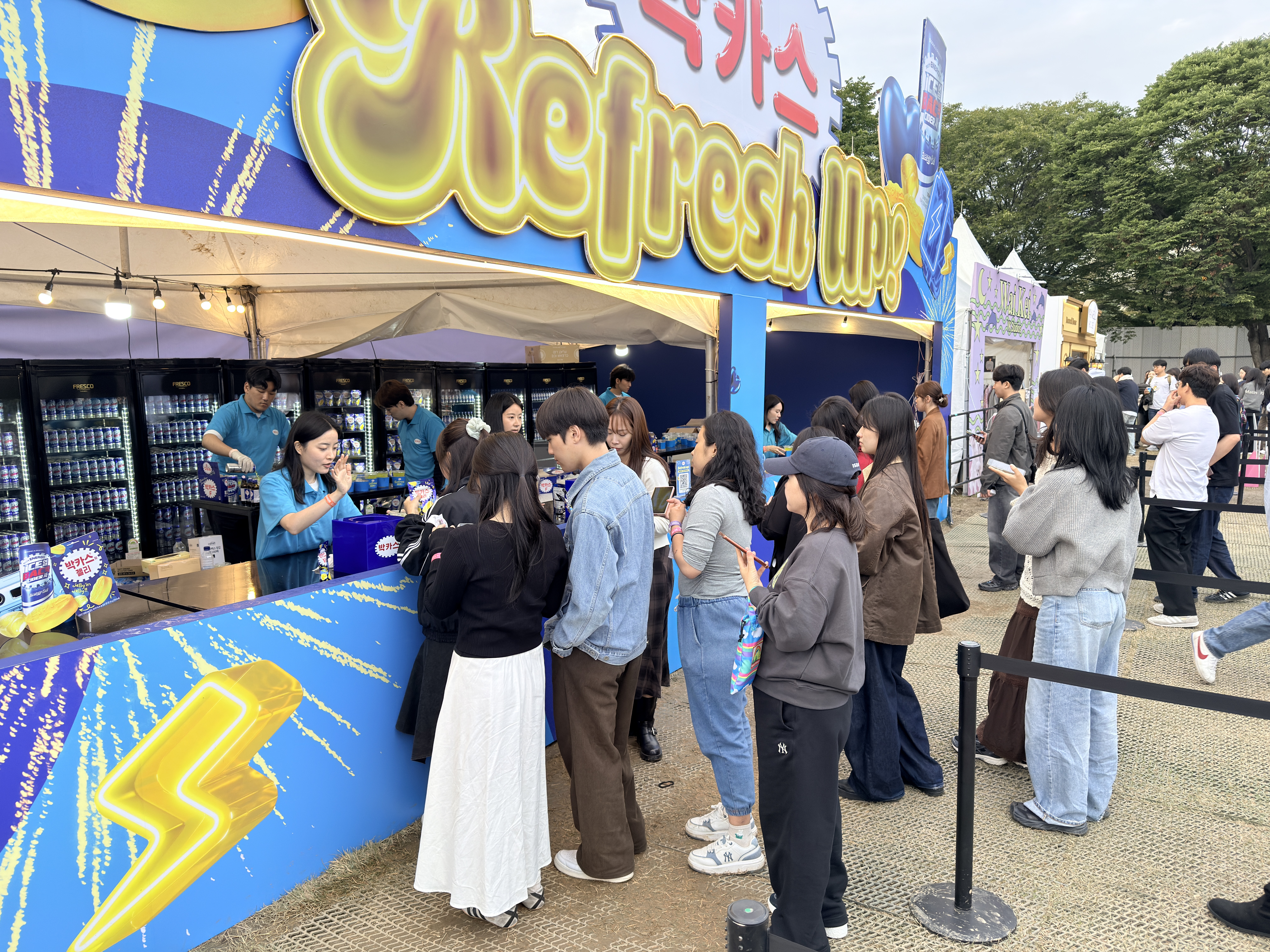 그랜드 민트 페스티벌 2025 – 박카스 브랜드 부스 운영